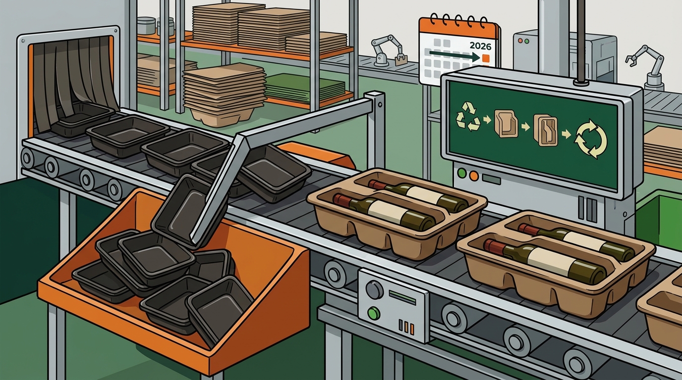 EU Packaging Regulations Forcing the Shift from Plastic Trays
