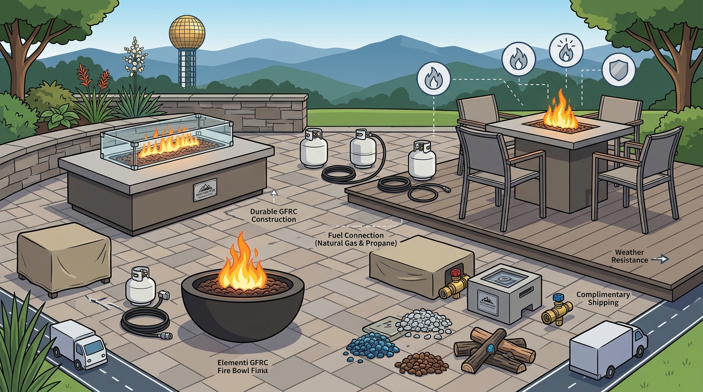 Outdoor Fire Table Options for Knoxville Homeowners in 2026