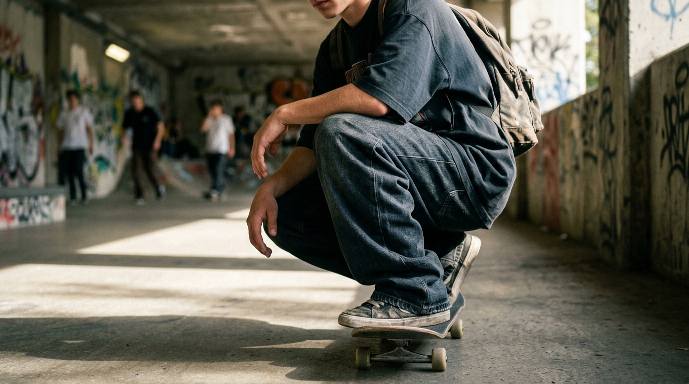 How Baggy Pants and Oversized Tees Should Fit for Authentic Sk