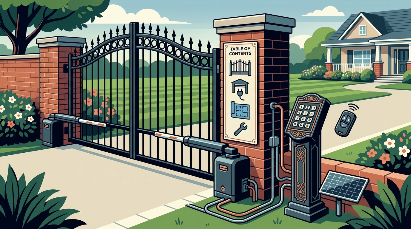 Automatic Driveway Gates for Greenwood Properties: What to Know