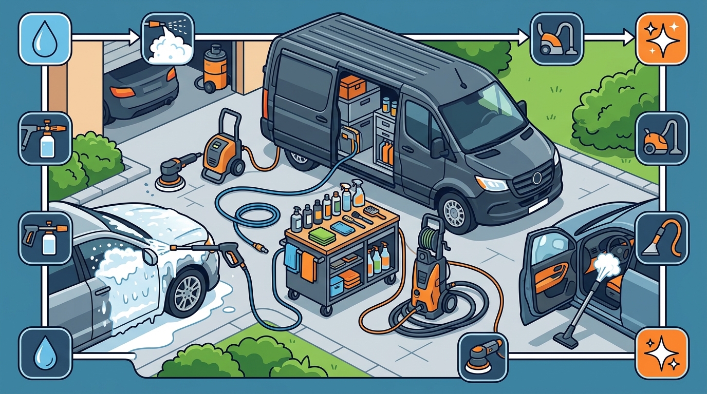 What Professional Mobile Car Detailing at Your Home Actually In
