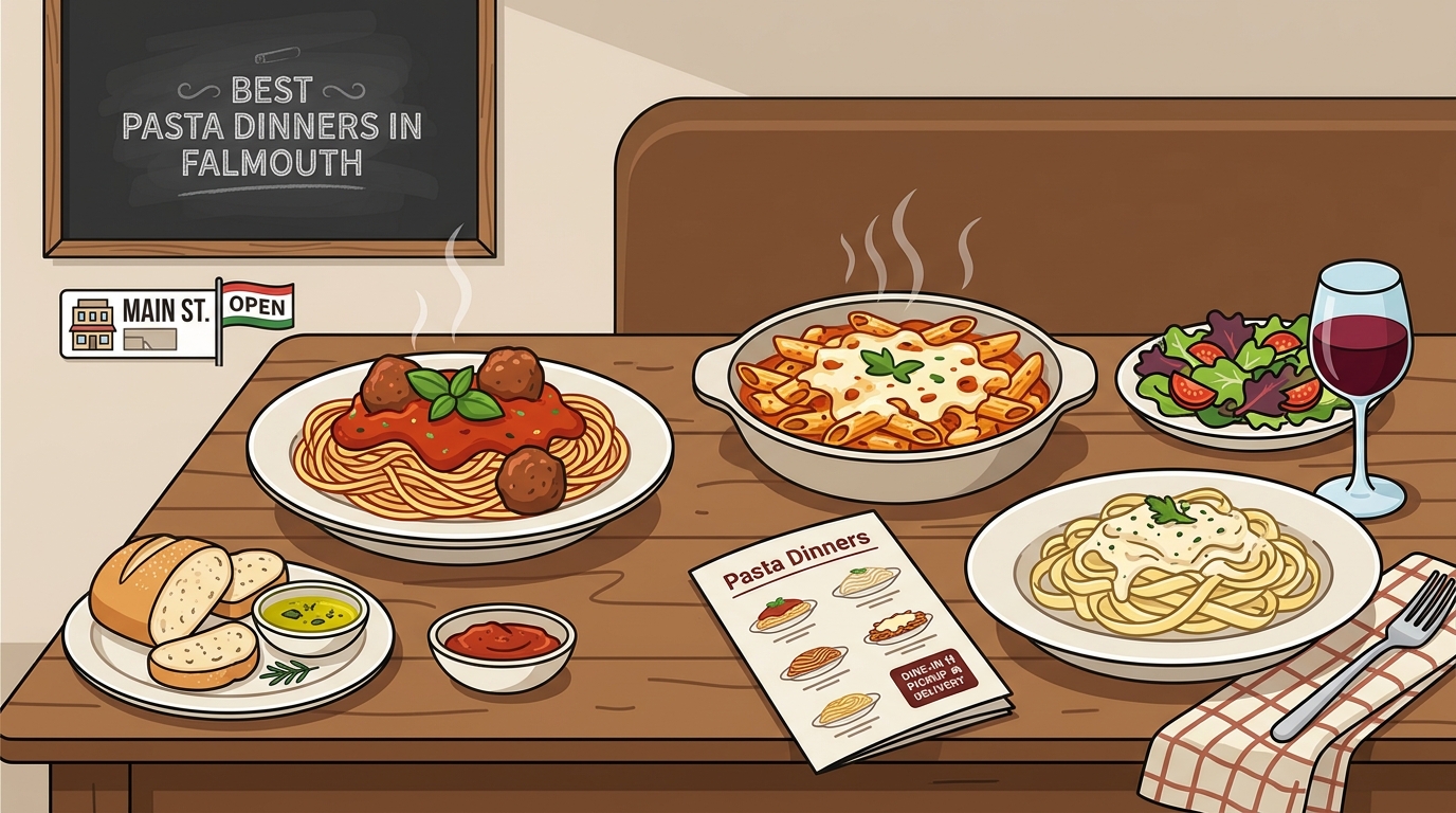 Best Pasta Dinners in Falmouth: Steve's Pizzeria & More