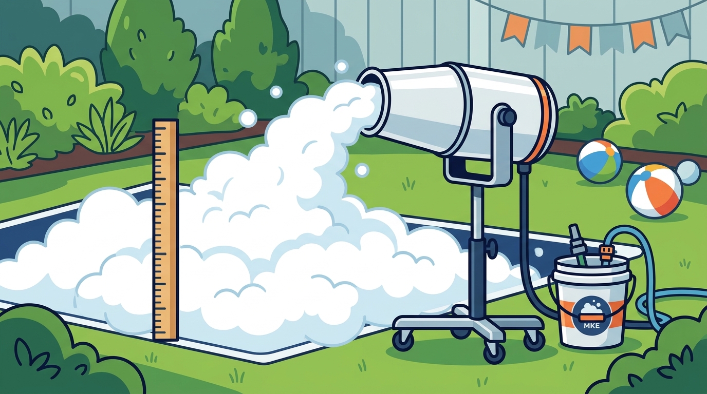 Choosing the Right Foam Cannon Size for Kids Birthday Parties