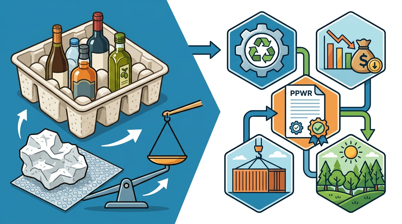 Benefits of Molded Fiber Packaging for PPWR Compliance