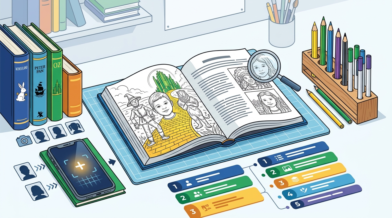5 Steps to Create a Personalized Coloring Book with Your Child