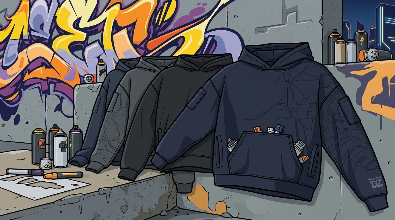 Why Graffiti Artists Choose Oversized Hoodies