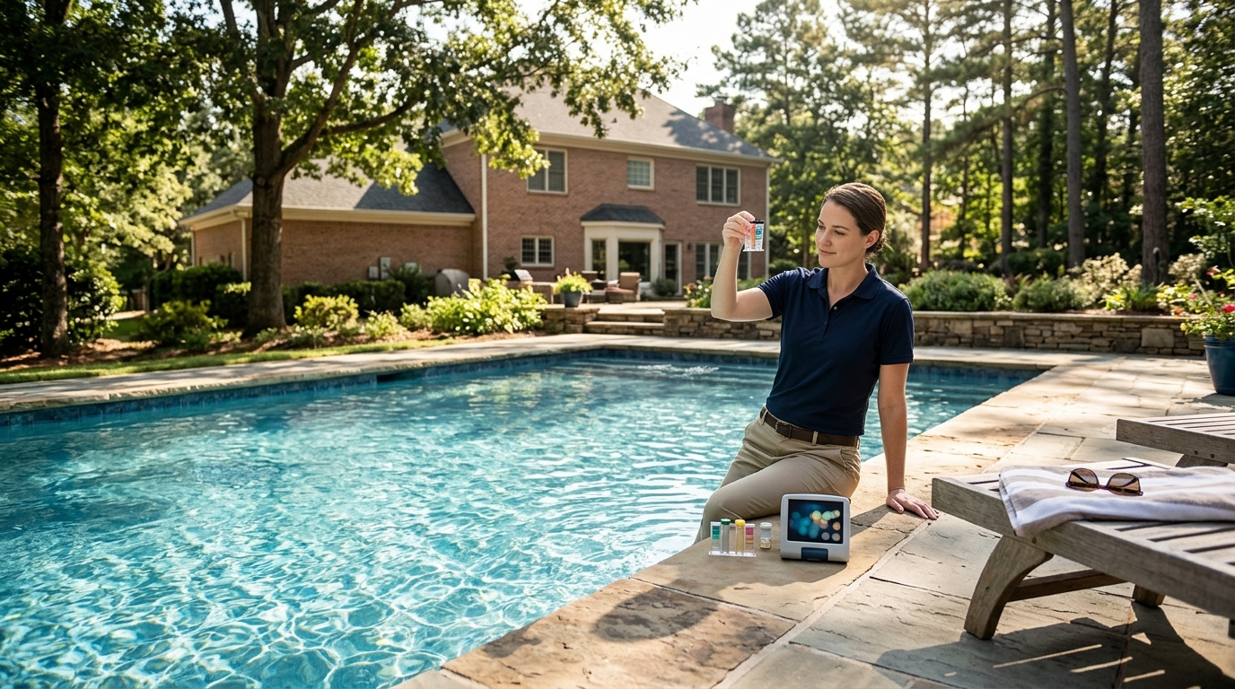 Year-Round pH Balancing for Alpharetta Pools