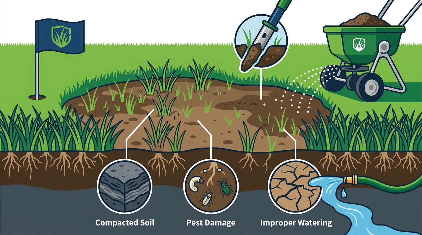 Why Your Lawn Has Thin Spots and How to Fix Them