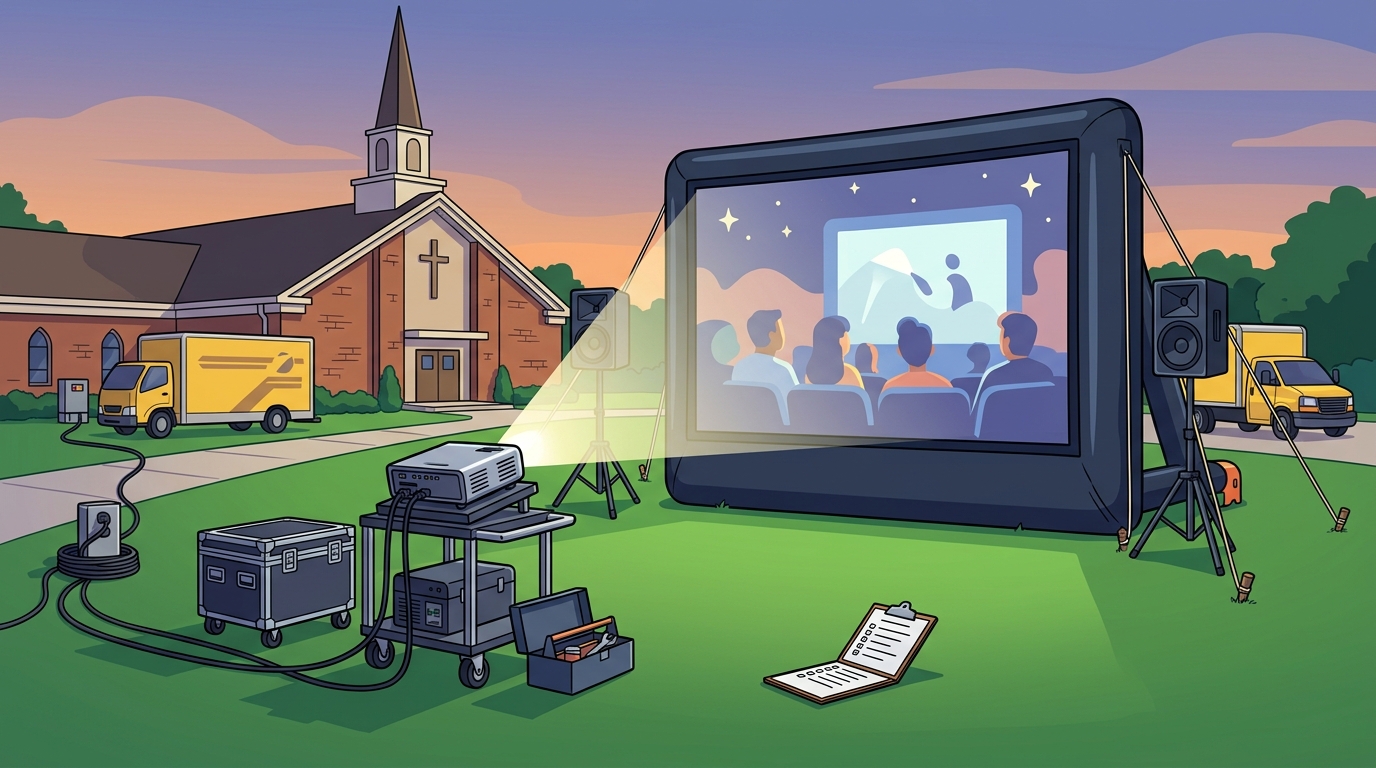 Church Guide to Milwaukee Outdoor Movie Rentals