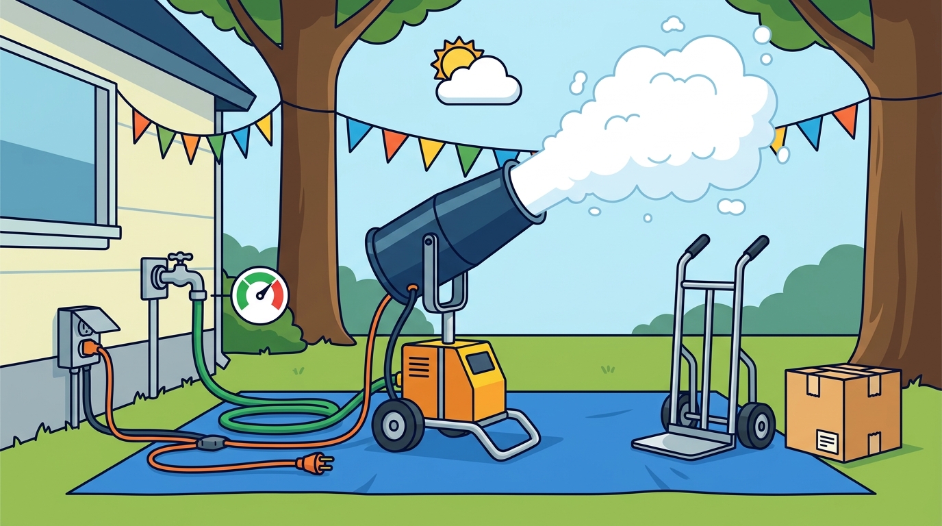 Foam Machine Rental Guide for Backyard Birthdays