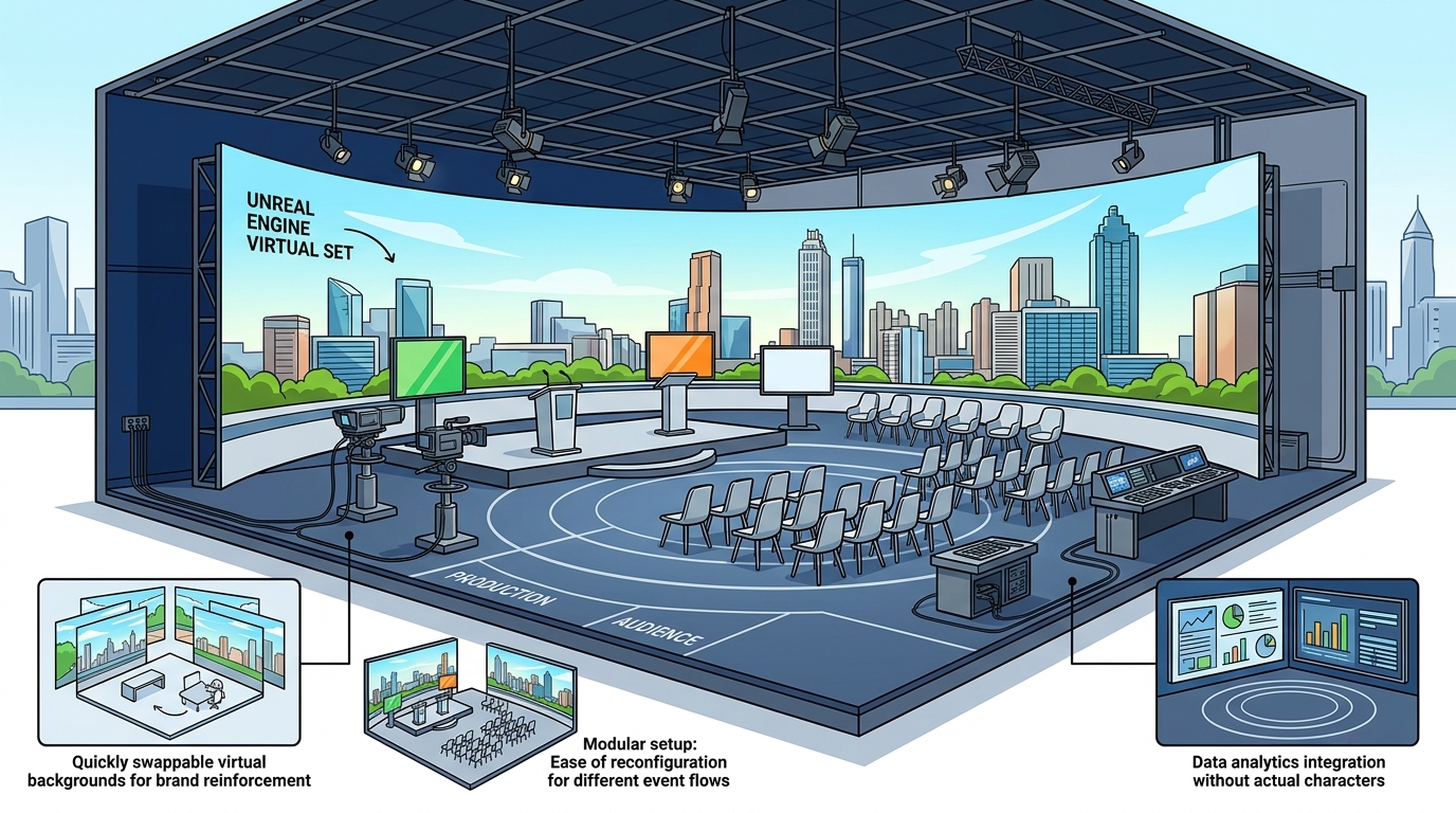 Why Atlanta Virtual Production Venues Fit Corporate Events