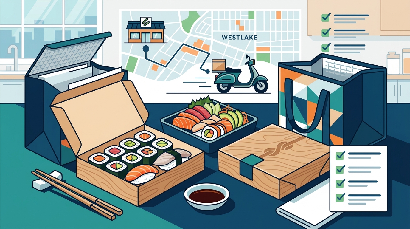 Best Sushi Delivery Options in Westlake