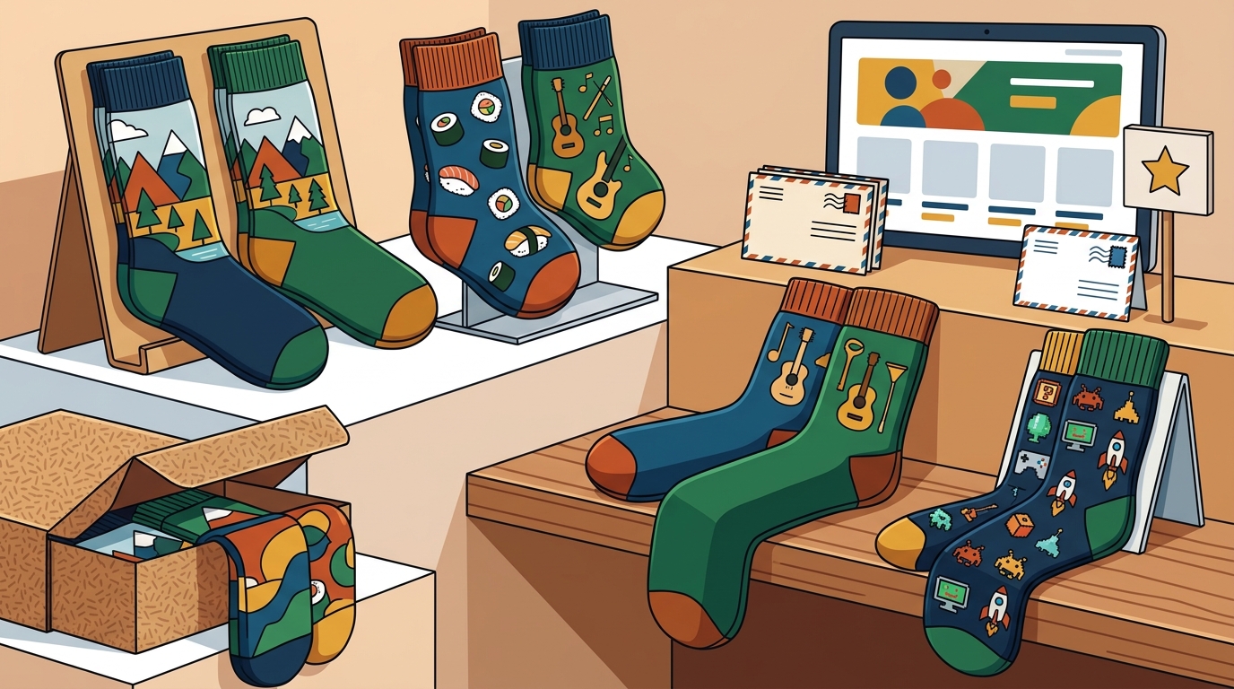 Where to Find Independent Sock Brands for Novelty Gifts