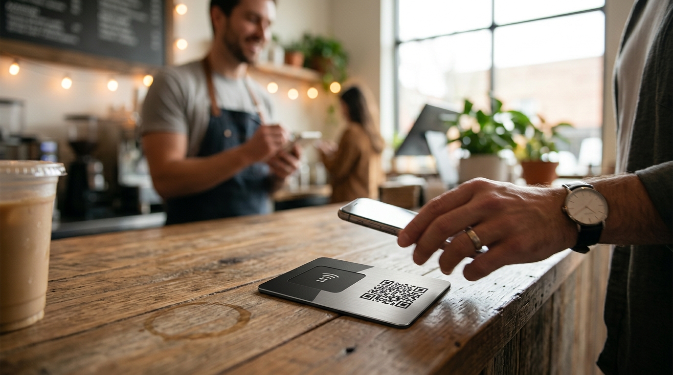 Top Dual NFC and QR Code Review Card Providers for 2026