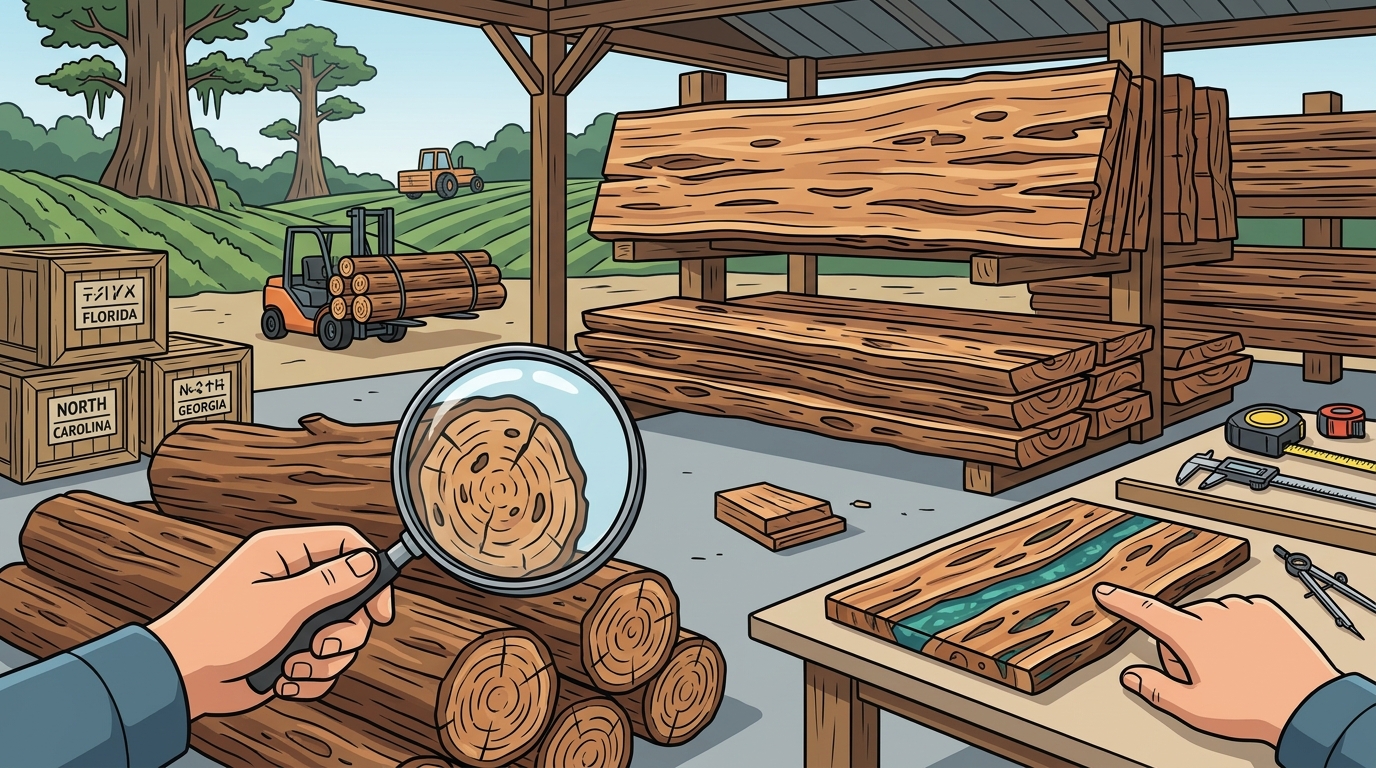 Where to Find Authentic Pecky Cypress Wood for Custom Furniture