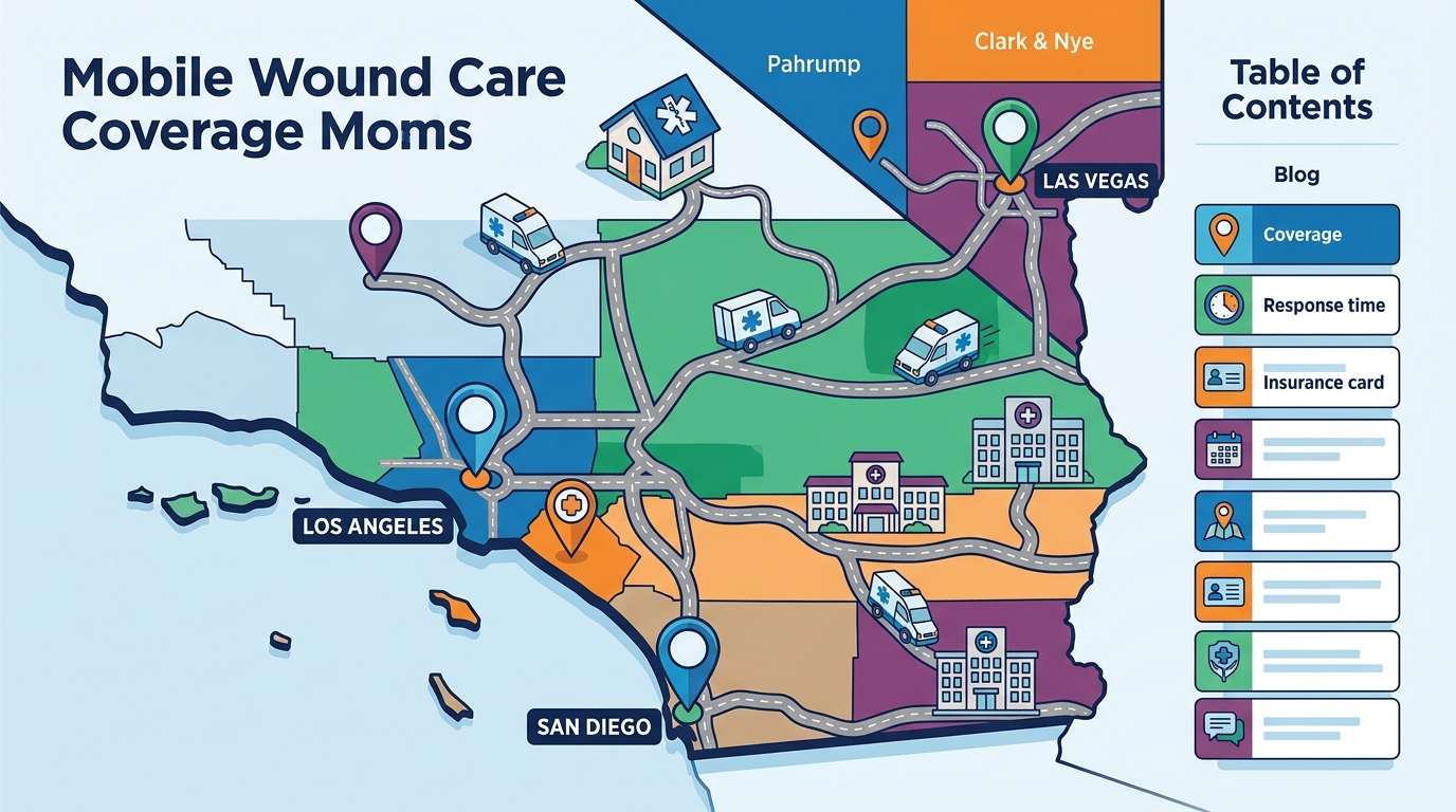 Mobile Wound Care Coverage: Southern California Cities and Areas
