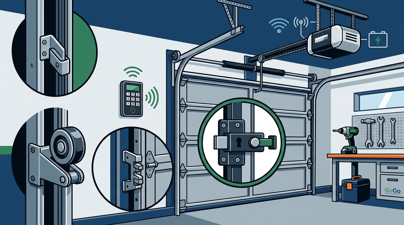 Essential Security Features for New Garage Door Installations