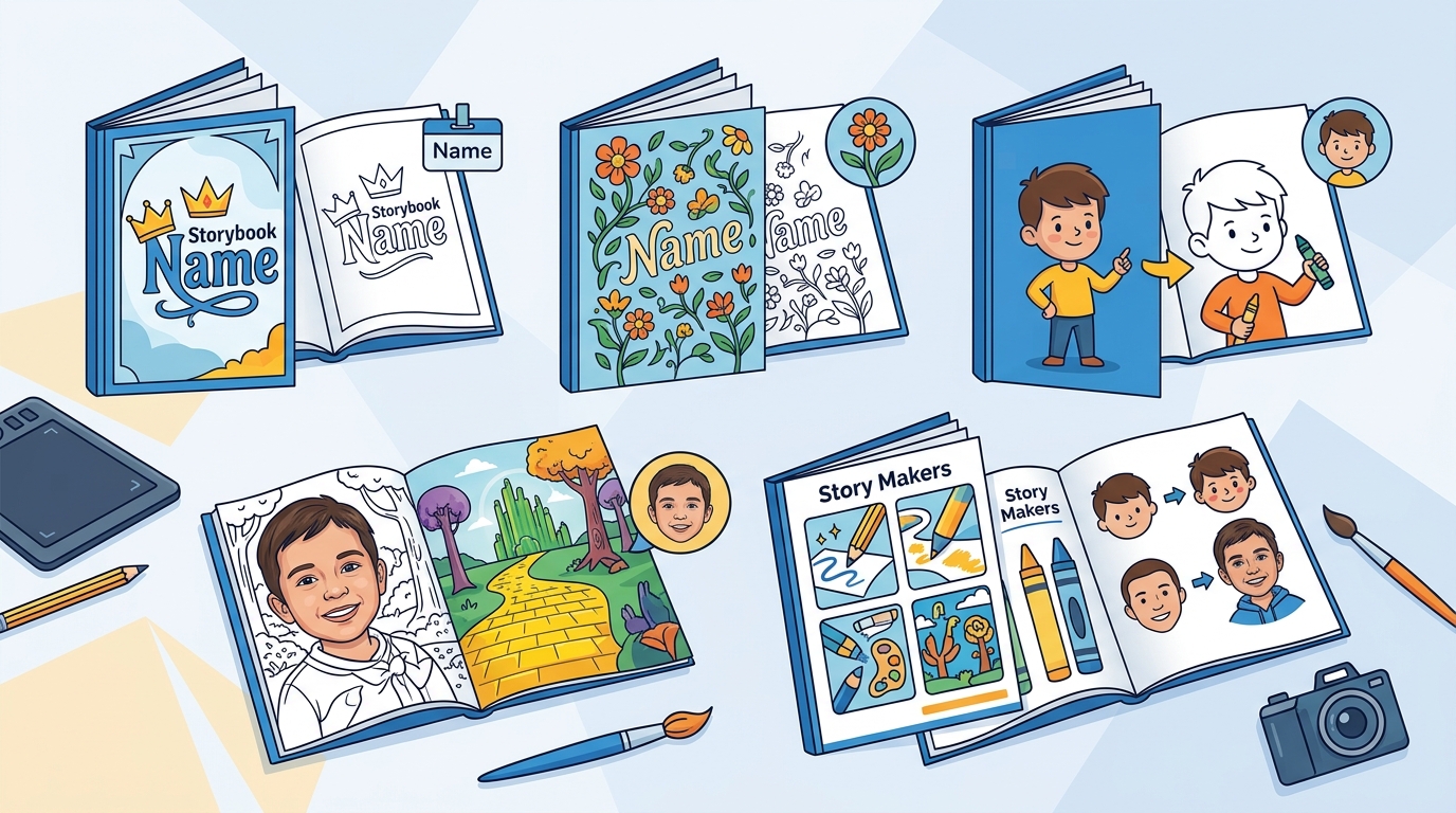 5 Ways to Customize a Coloring Book with Your Child's Name and
