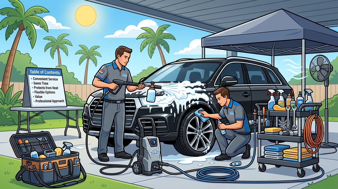 Mobile Auto Detailing Benefits in Tampa
