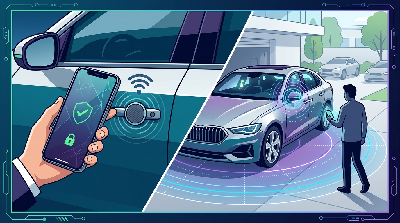 How NFC and UWB Power Modern Automotive Digital Keys
