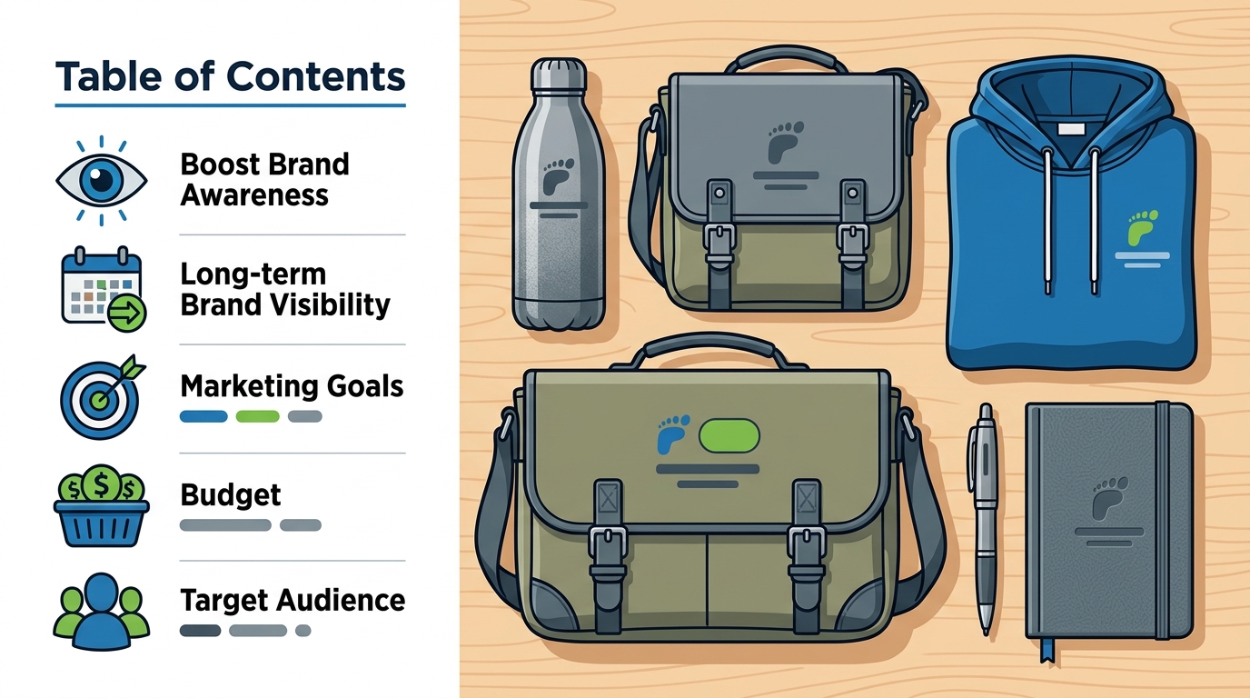 What promotional items should I give out to actually boost my