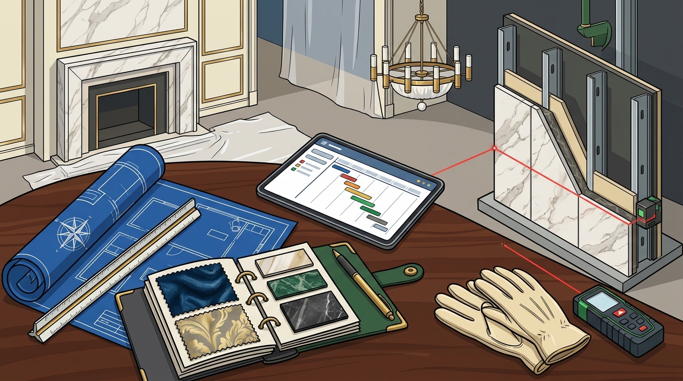 How Luxury Interior Designers Coordinate with Builders in 2026