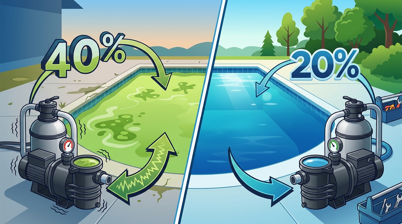 How Much Energy Can You Save by Fixing a Green Pool in Johns?