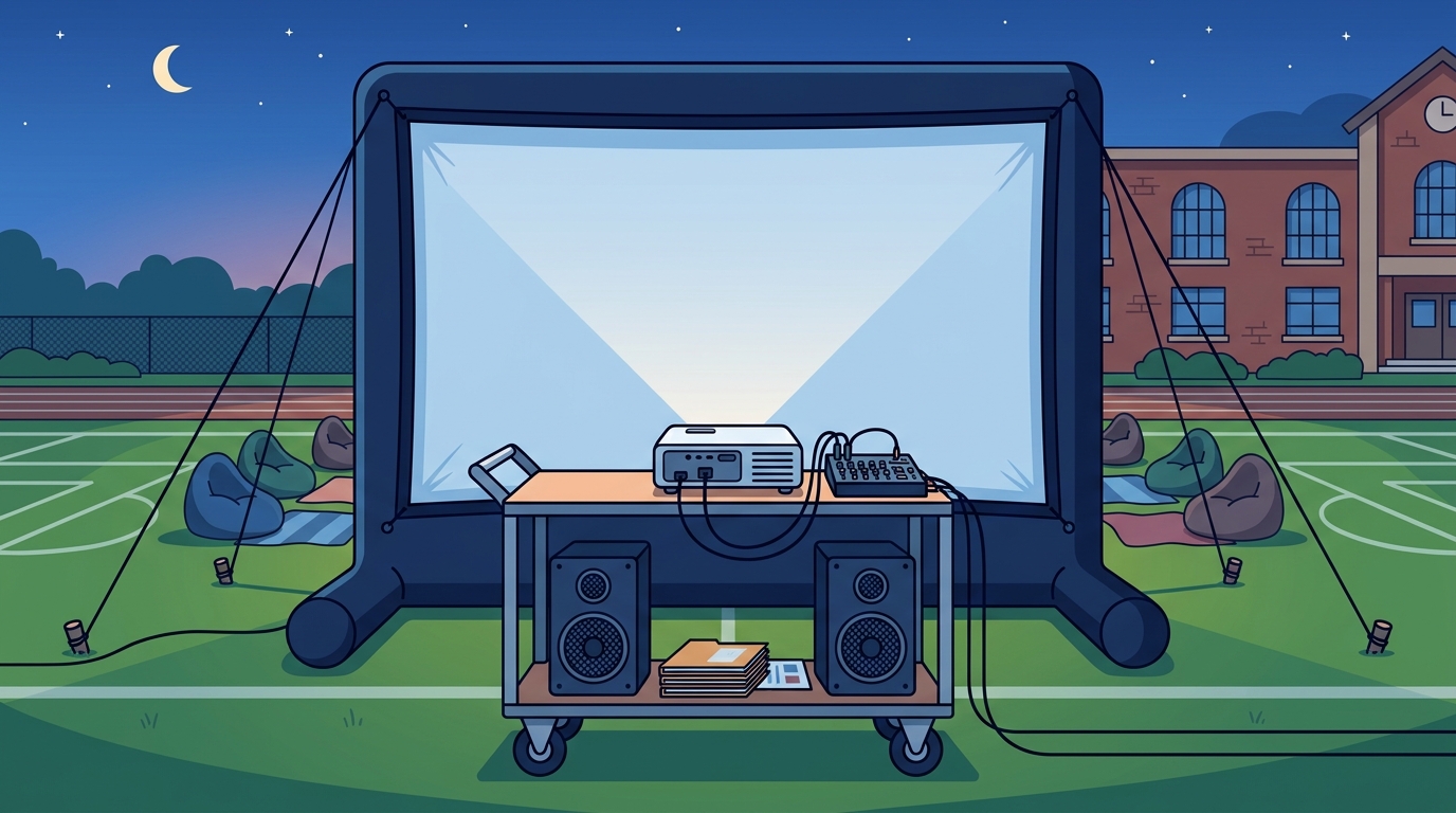 How to Plan an Unforgettable Outdoor Movie Night for Your School