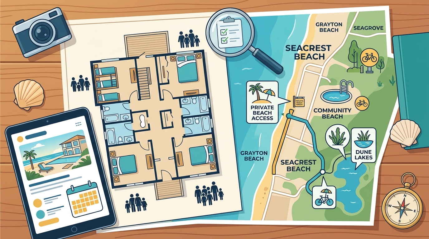 How to Find the Perfect Seacrest Beach Home for Large Families