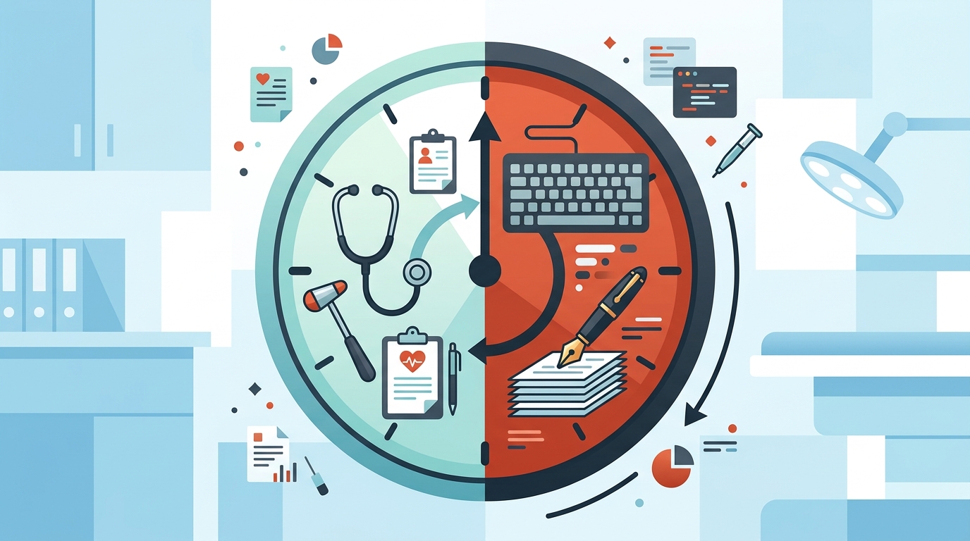 Physician Chart Documentation Time: How Scribes Reduce EHR Bur