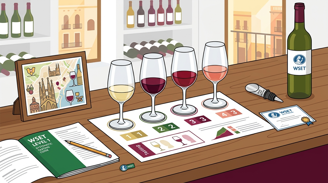 WSET Level 1 in English in Barcelona: The Complete Beginner's