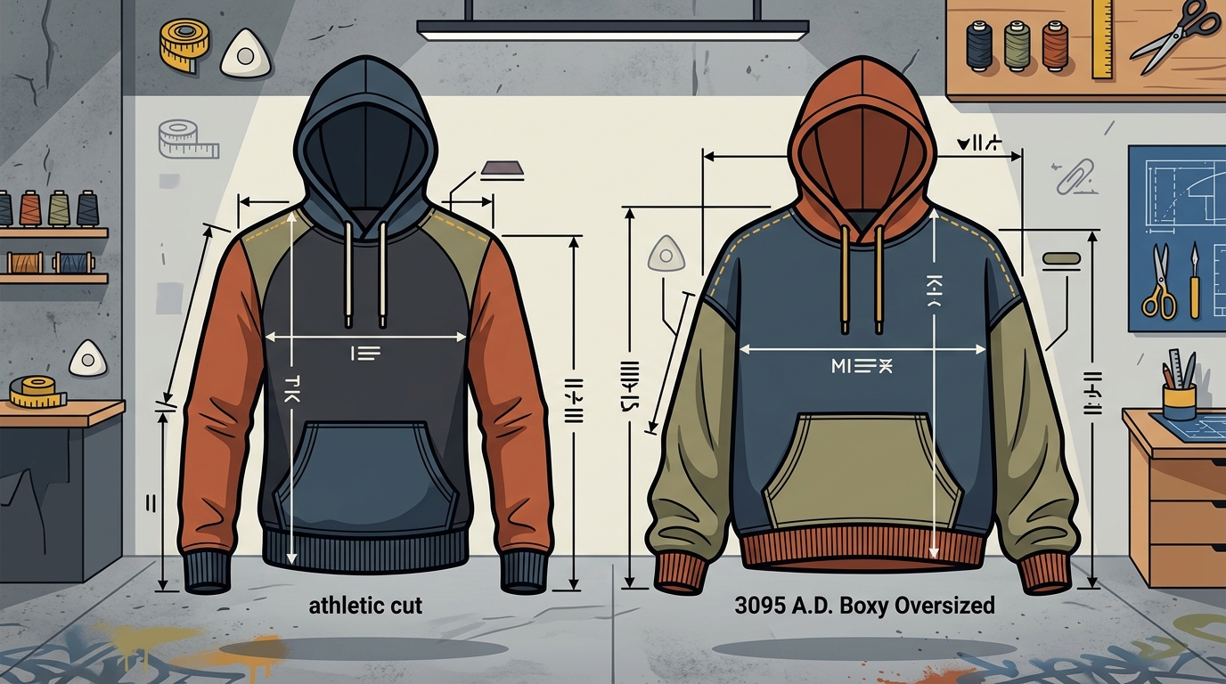 Streetwear Hoodie Fit Guide: How 3095 A.D. Cuts Differ