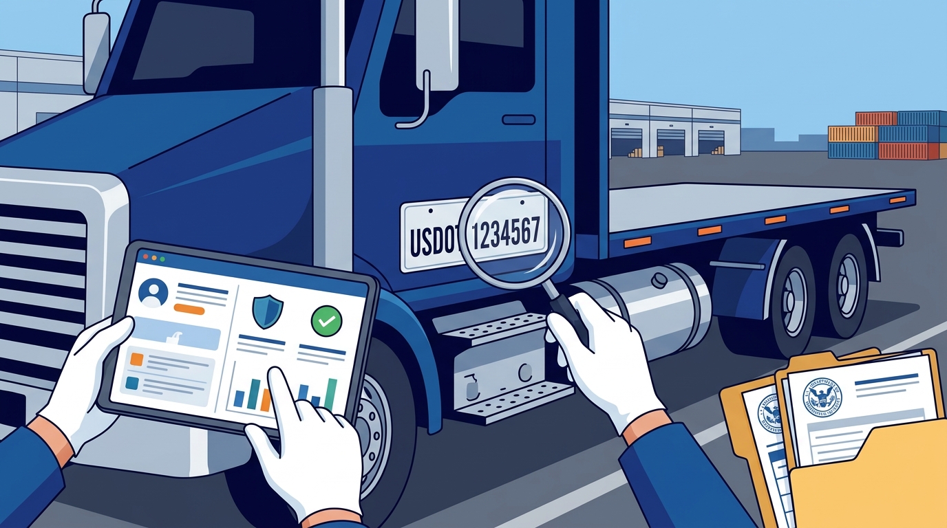 How to Verify a Logistics Company's USDOT Number for Credibility