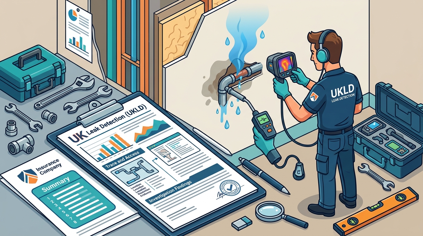 Insurance Trace and Access Reports for Hidden Water Leaks