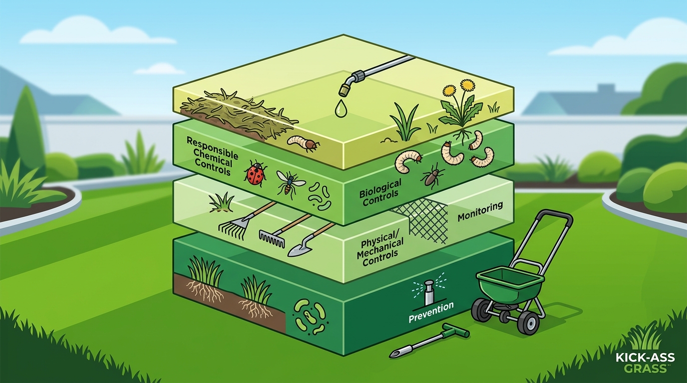 Integrated Pest Management for Lawns: A Layered Approach