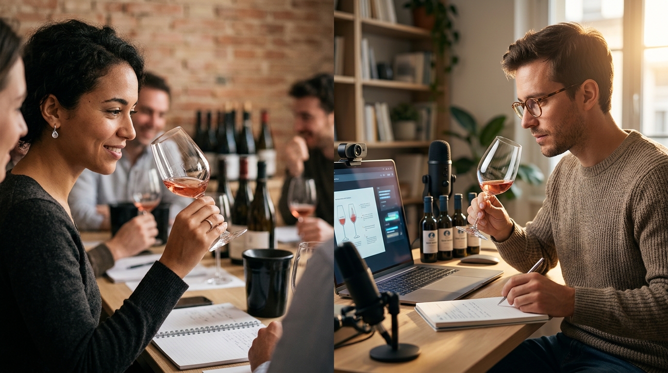Online vs In-Person WSET Courses: A 2026 Interaction Guide