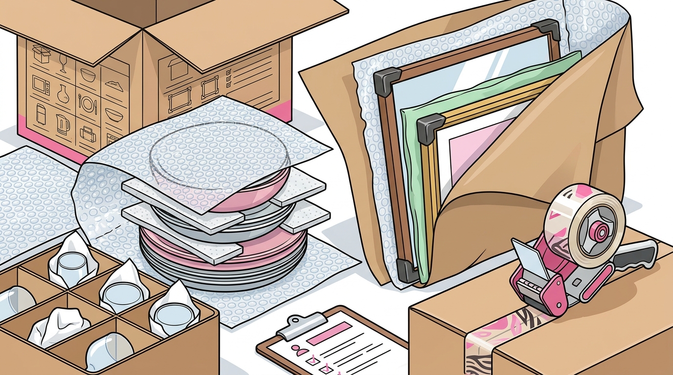 Professional Packing for Charlotte Moves: Pictures, Dishes, and