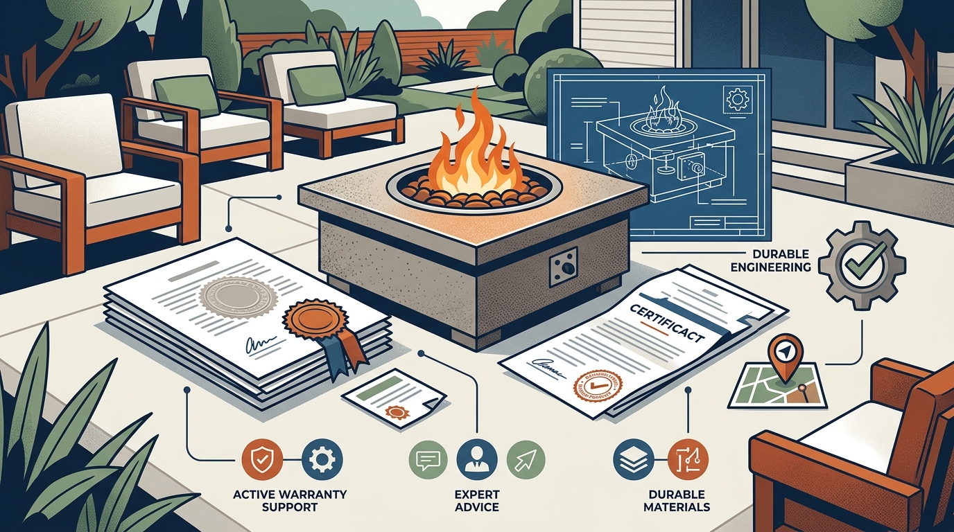 5 Key Warranty Benefits of Buying Luxury Fire Tables from an