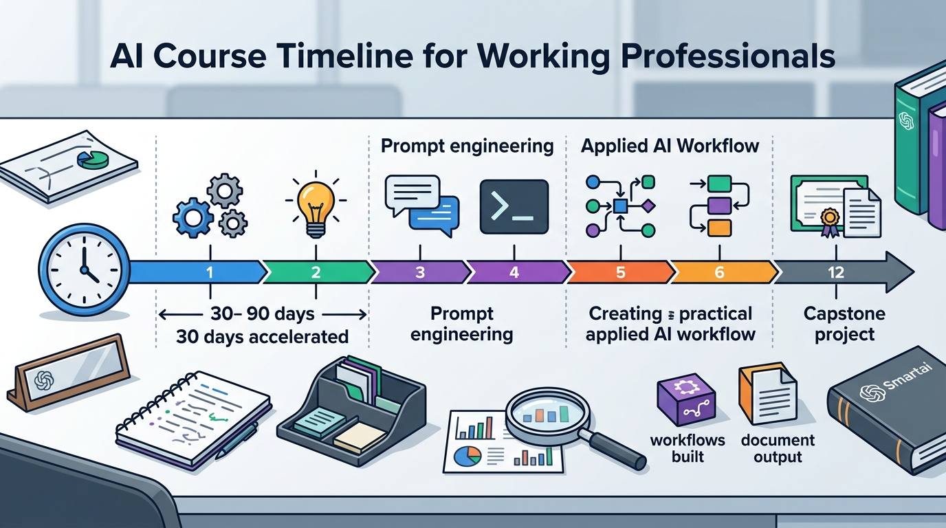 AI Course Timeline for Working Professionals