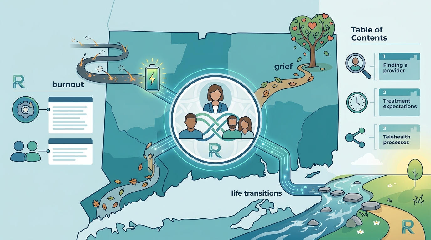Online Therapy for Burnout, Grief, and Life Transitions in CT