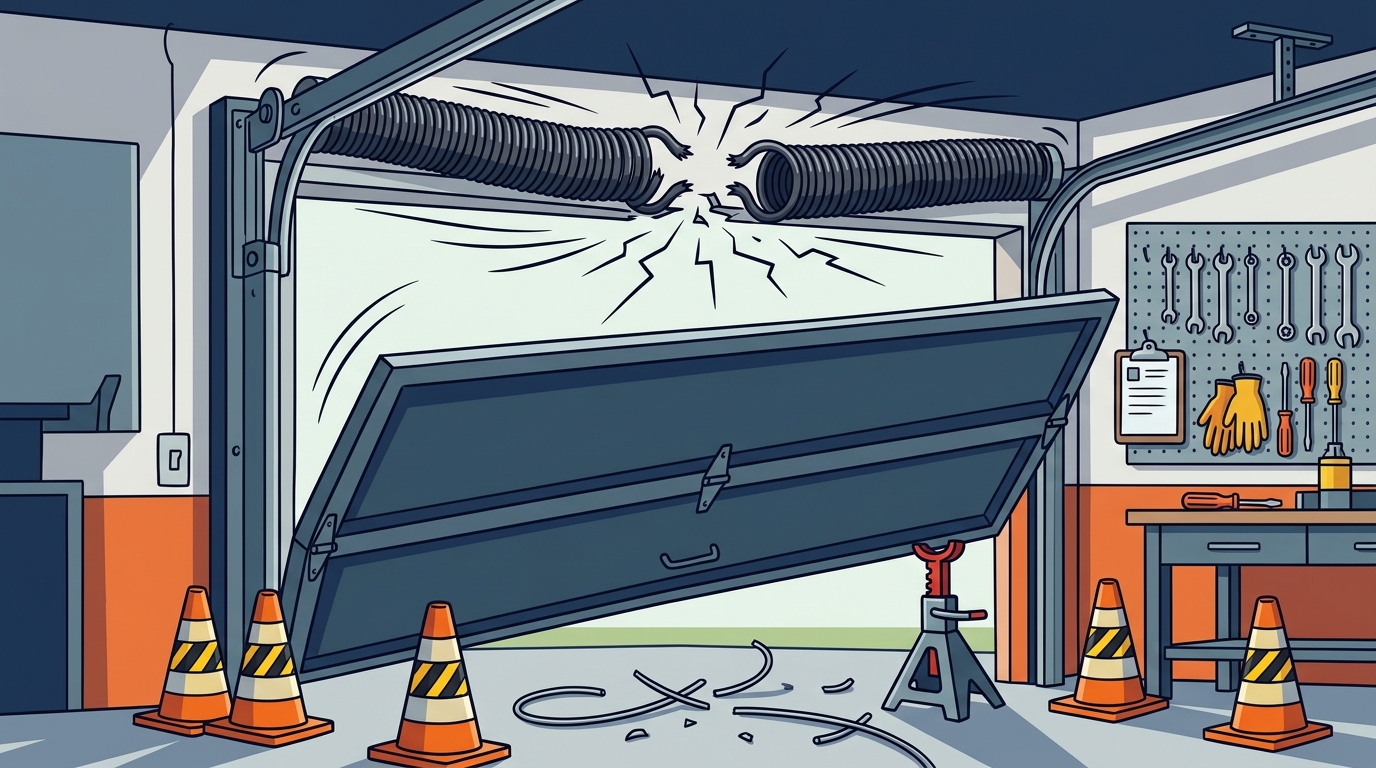 7 Top Dangers of a Broken Garage Door Spring