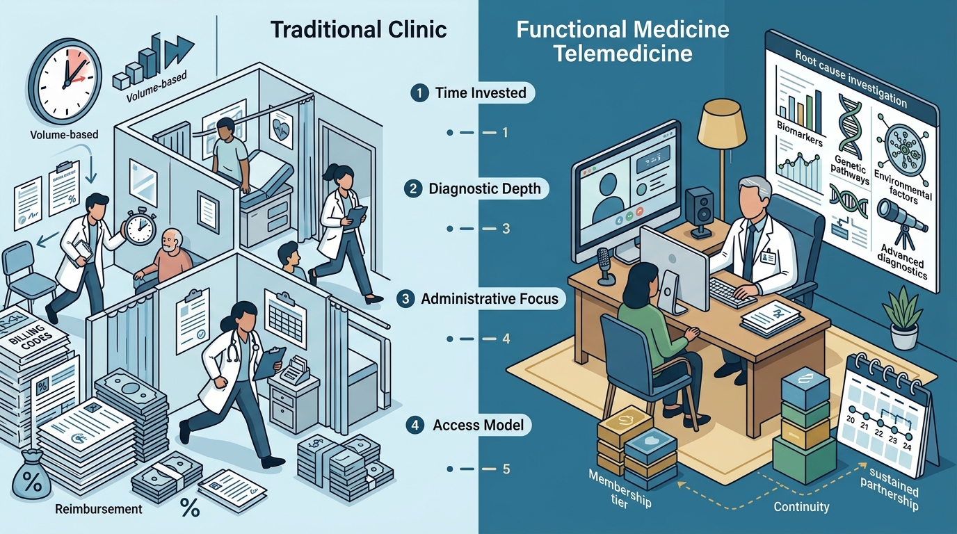 Why Functional Medicine Telemedicine Costs Differ From Clinics