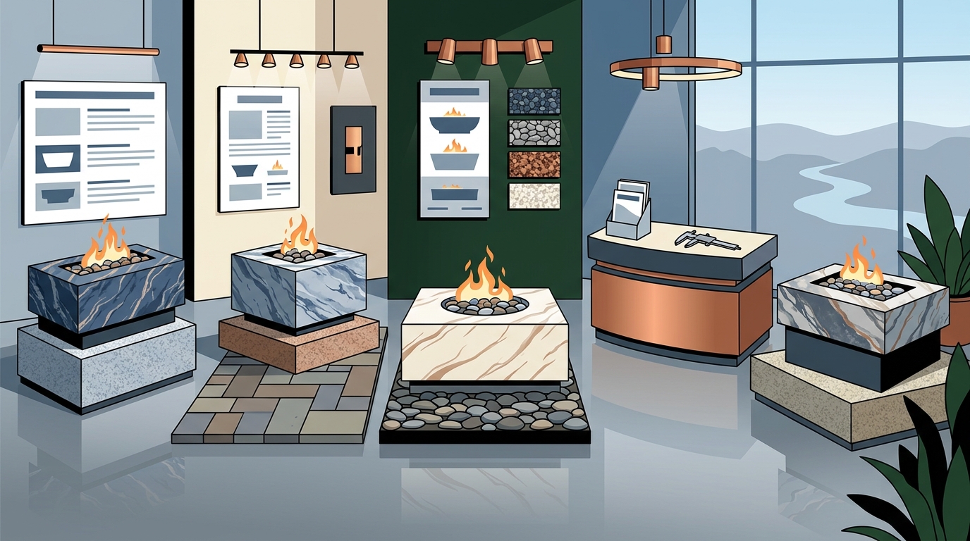 5 Marble Fire Table Showrooms to Visit in the Knoxville Area