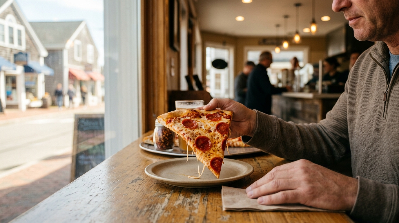 5 Top Pizza Slice Spots Open for Lunch on Cape Cod