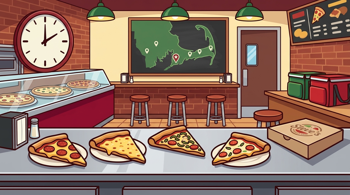 5 Top Pizza Slice Spots Open for Lunch on Cape Cod