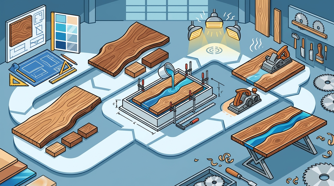 7 Steps to Get a Custom River Table Made for Your Home