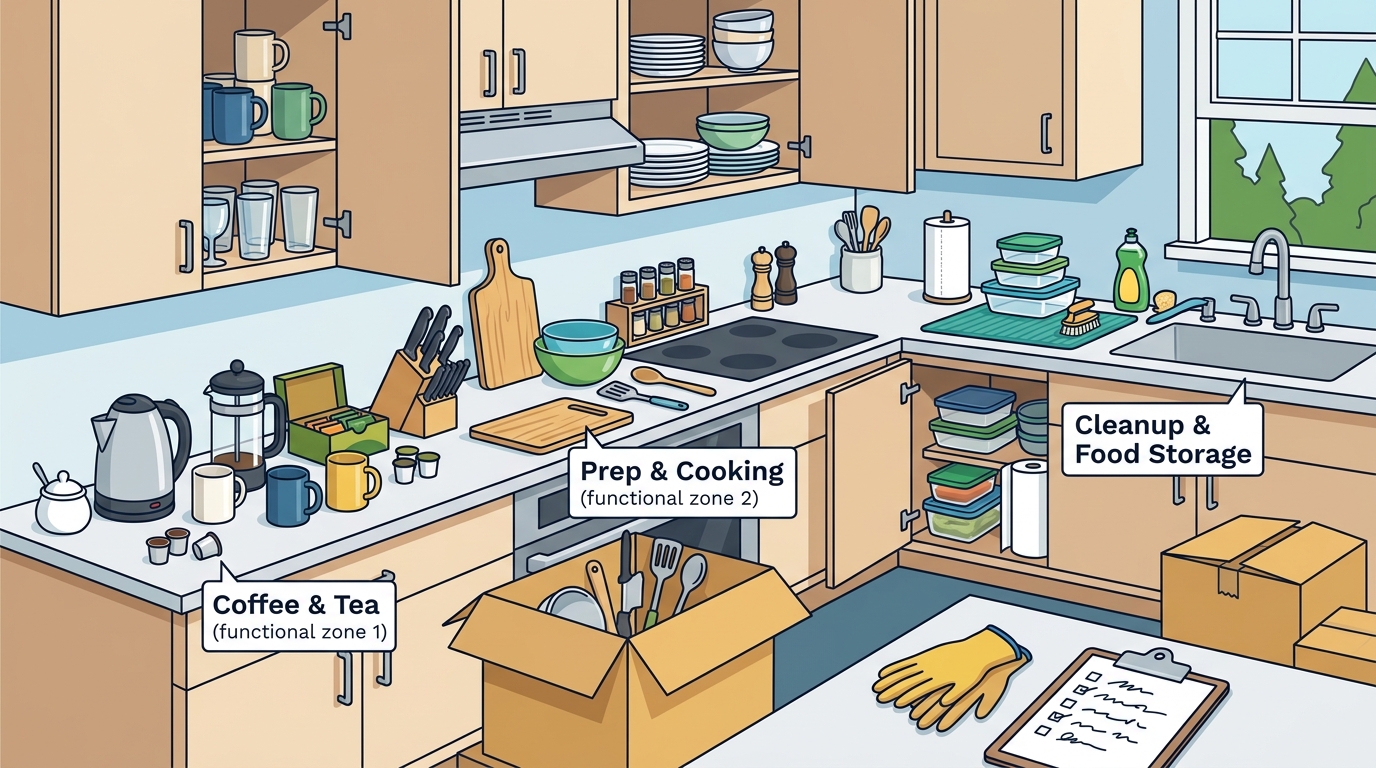 Designing Kitchen Zones After a Move