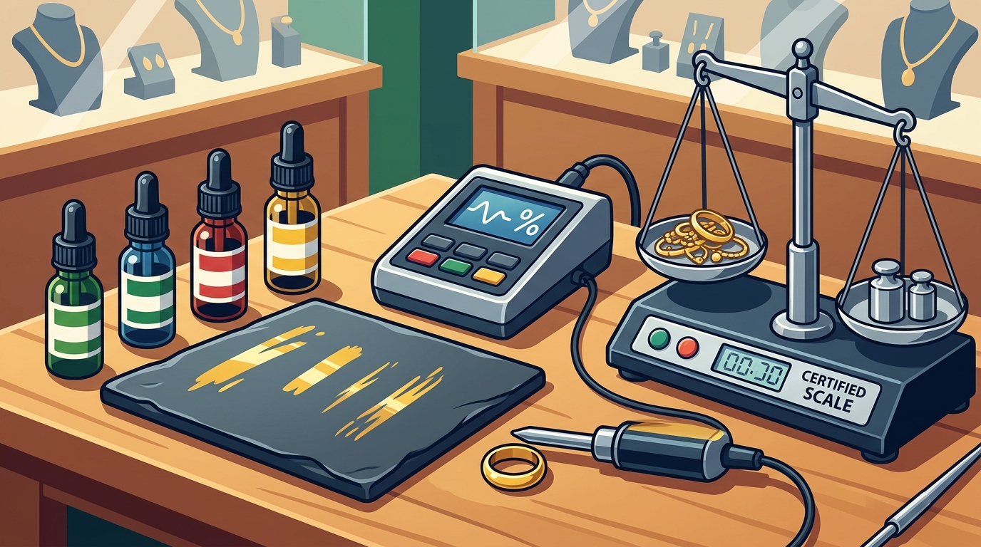 Gold Purity Testing Methods Used by Local Buyers