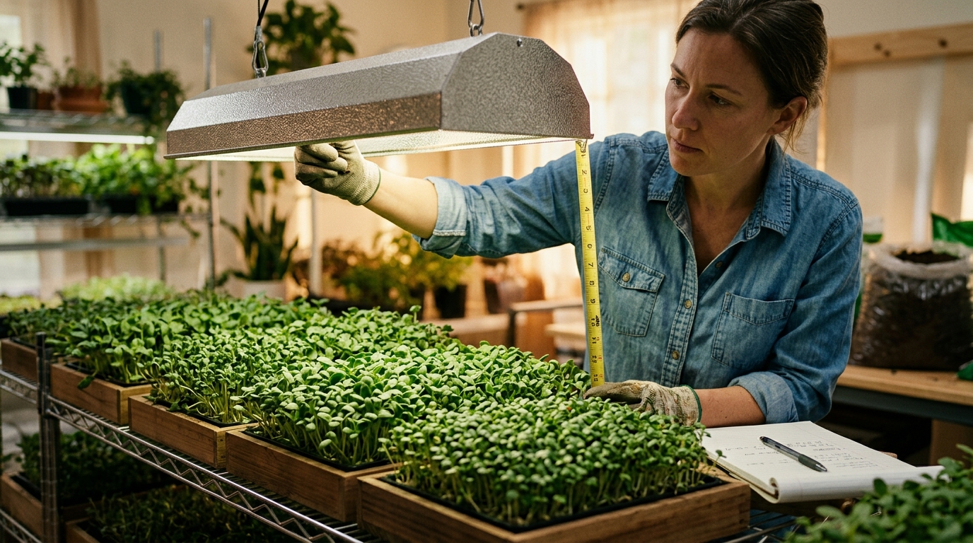 250W CMH Mounting Height for Microgreens: The 2026 Guide