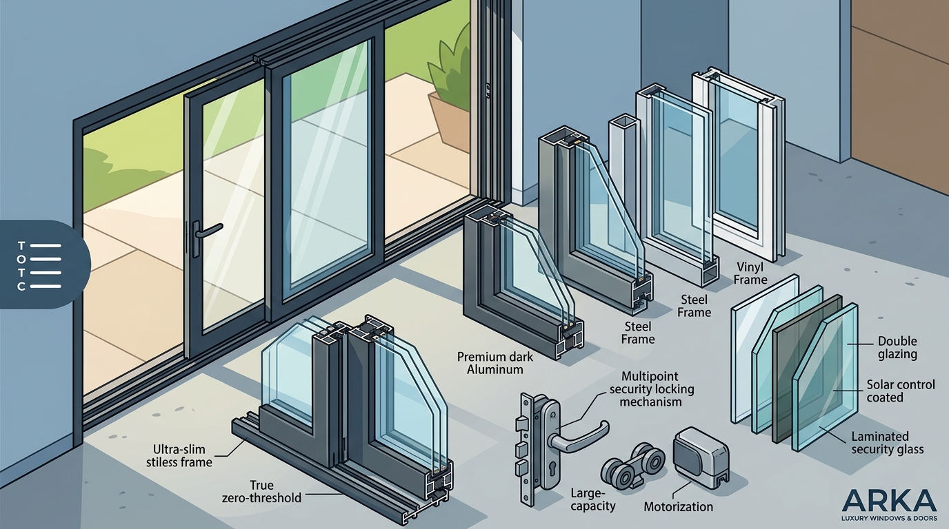 What Factors Make Custom Glass Sliding Doors More or Less Exp?